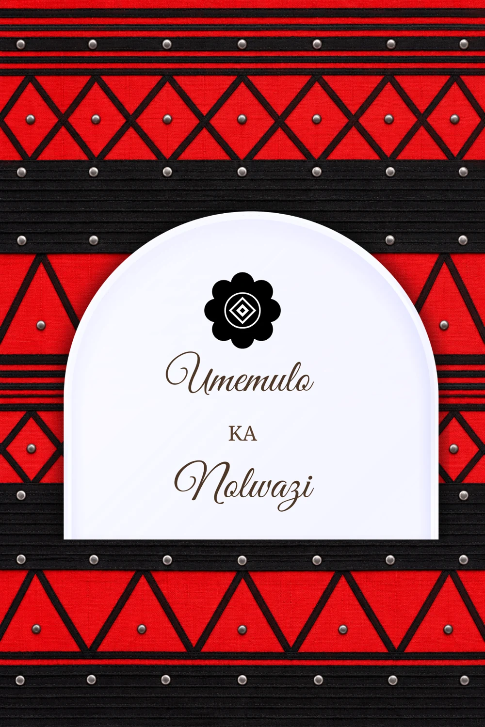 Crimson Diamond Umemulo invitation, front